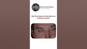 My First Day as an Ethical Hacker 😅 | Cybersecurity Meme #cybersecurity #memes #funnyvideo #meme