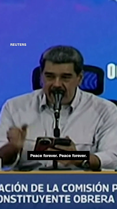 ‘Peace forever’: Venezuela’s Maduro speaks in English