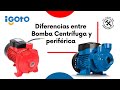 Diferencia entre Bomba centrífuga y periférica. igoto