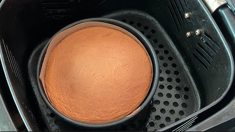 [ENG] Sponge Cake - Bánh bông Lan nướng bằng nồi chiên không dầu- Nguyên liệu chỉ với 1 trứng