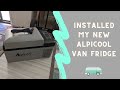 Installing My Alpicool Van Fridge | DIY No Build Minivan Camper Conversion |