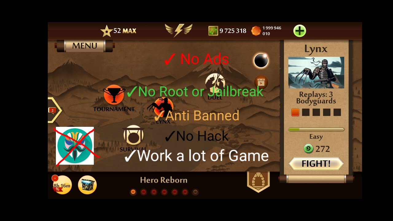 Remove Ads Shadow Fight 2 Works No Hack No Root