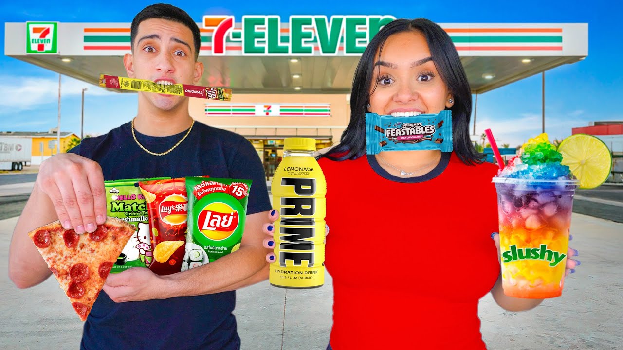 Едим только еду с АЗС в течение 24 часов!!