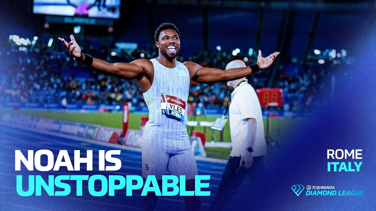Noah Lyles dominates the field in Rome with 9.88 | Wanda Diamond League