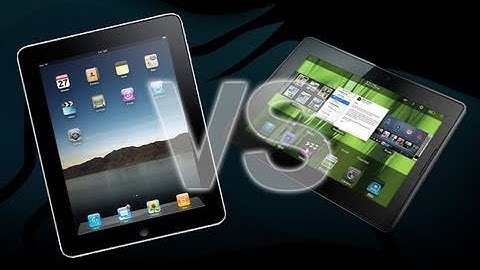 iPad vs. BlackBerry PlayBook