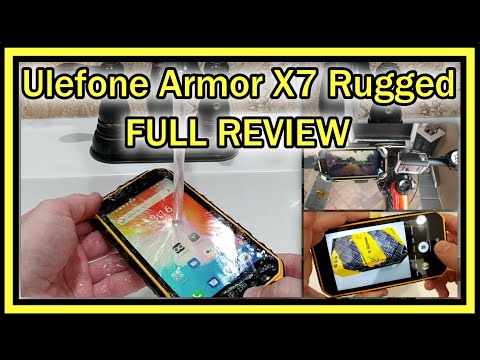 Ulefone Armor X7 (2020) 4G Rugged Cell Phone Unlocked Android 10 Quad-core 16GB ROM IP68 REVIEW