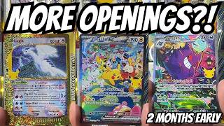 More Pokémon 30th Anniversary Packs Opened 2 MONTHS EARLY!