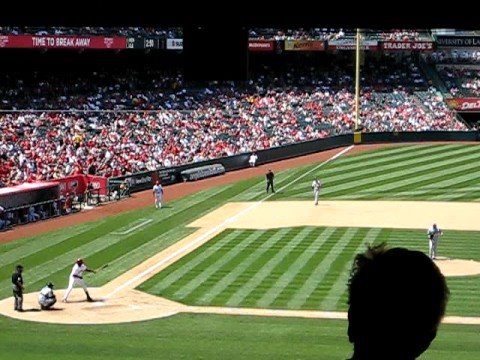 Vladimir Guerrero takes Scott Kazmir deep