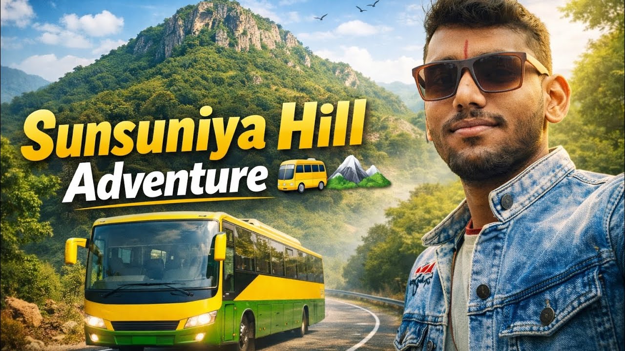 This is my fast vlog 1 year old video repost Ek Khubsurat Bus Journey Sunsuniya Hill