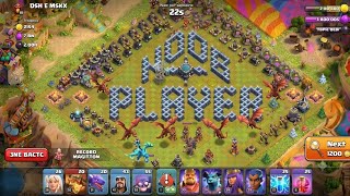 Clash of Clans war attackCoC live war attack hindiBest Town Hall 13 war strategyClash of Clans 🐉🐲
