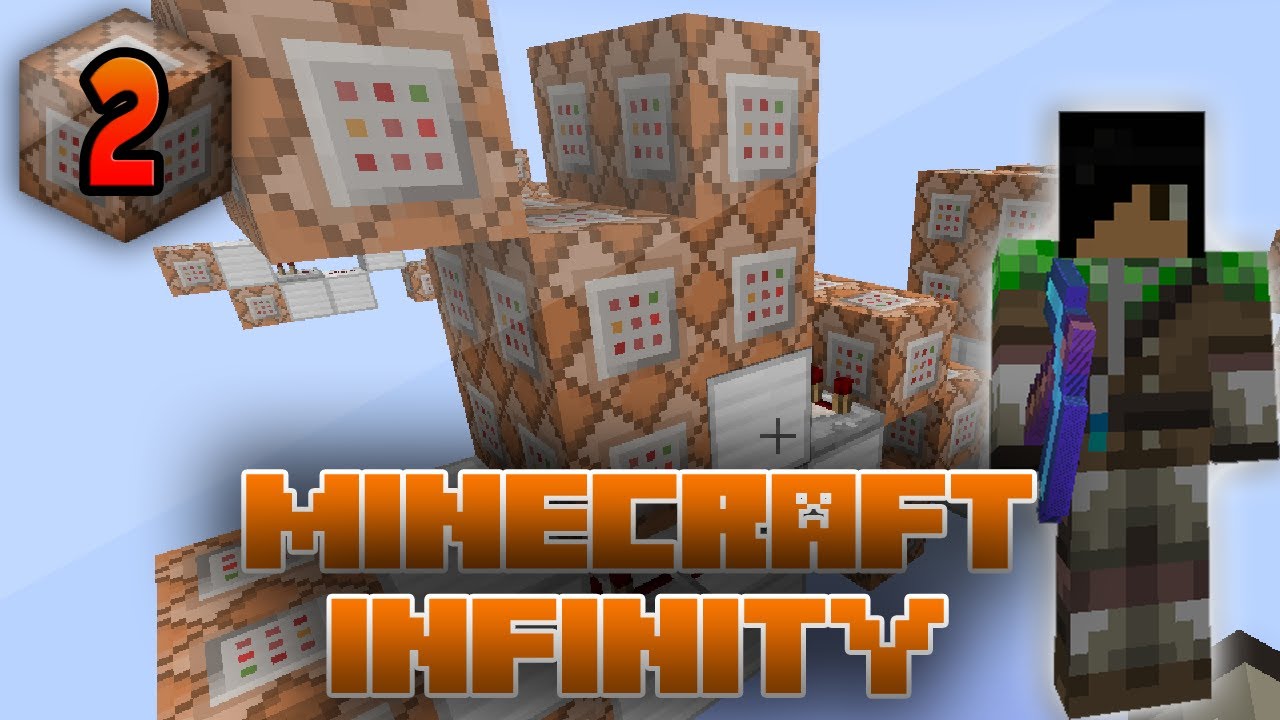 Minecraft Infinity: 2 - Command Block Fun (Creative Let's Build) - YouTube