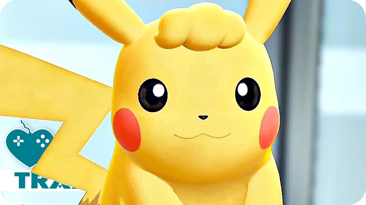 Pokémon Lets Go Trailer 2 Pikachu Evoli 2018 Pokemon Switch Game