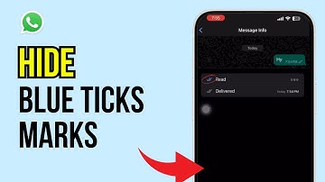 How To Hide Blue Ticks Marks In WhatsApp  | Disable Read Receipts