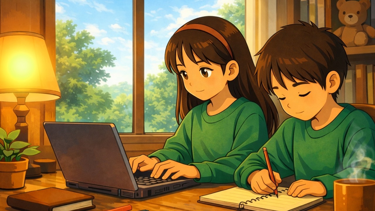 Work With Me — Minimal Workspace | 2-Hour Focus Session ☕⌨️