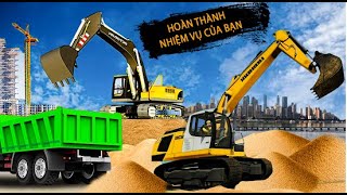 game máy xúc,xe tải,xe lu làm đường sân bay/Airport Road Construction/game wfk screenshot 5