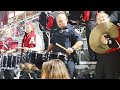 Arkansas Cop Shocks Crowd When He Drums With High School Football Band