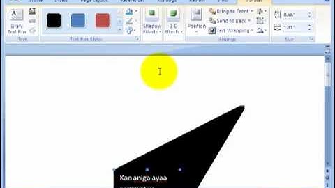 Microsoft Word 2007 Lesson 9.. (Text Box).