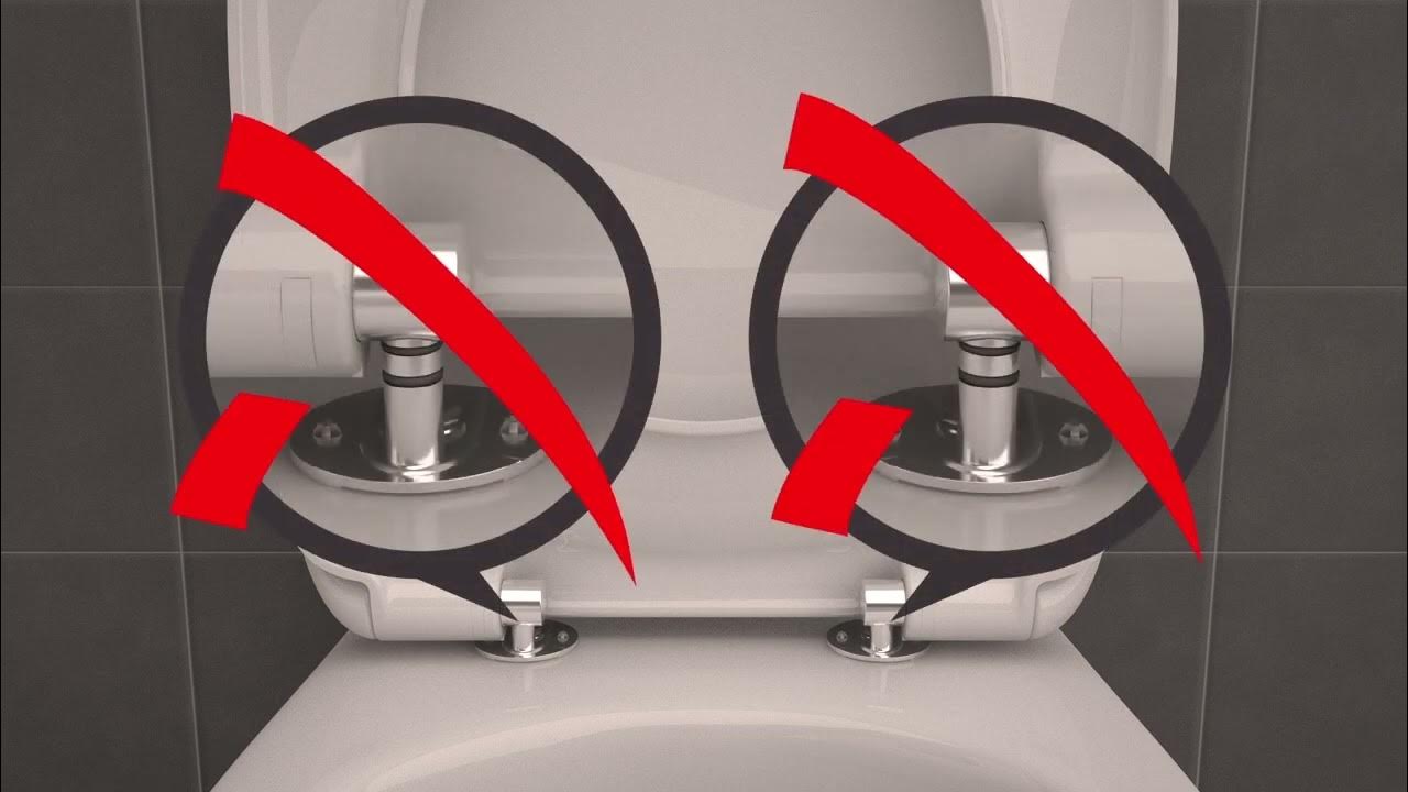 How to install a Gustavsberg Estetic and Nordic3 soft closing toilet