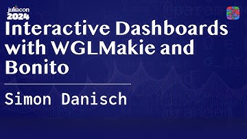 Interactive Dashboards with WGLMakie and Bonito | Danisch | JuliaCon 2024