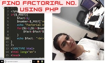 Find Factorial Number Using PHP || PHP Tutorials for beginners || Coding #softershraddha #php