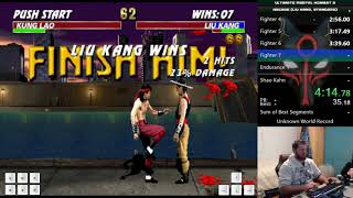 Ultimate Mortal Kombat 3 (Arcade) - Speedrun - Liu Kang - 7:46 [PB]