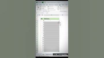 صنع قائمة منسدلة في الإكسل بمجال متغير Make a dropdown list in Excel with a dynamic range #shorts