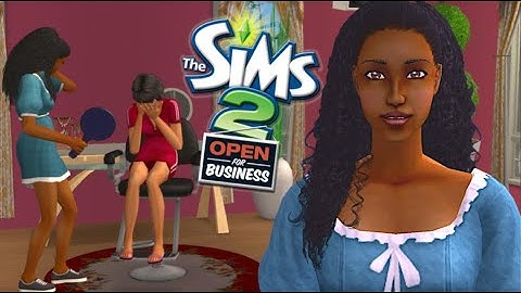 I ran a salon in the sims 2! // Sims 2 open for business
