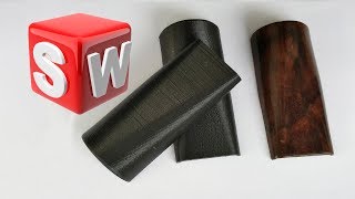 Как сделать криволинейную деталь в SolidWorks Как сделать криволинейную деталь в SolidWorks