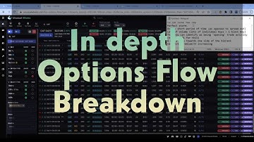 In Depth Options Flow Breakdown