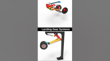 Landing Gear Systems #aviation  #airplane #mechanical #engineering #mechanism #cad  #solidworks