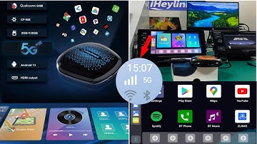 iHeylinkit New Generation 5G Carplay Ai Box Android 13 , 5G SIM Card & HDMI output Youtube/Netflix