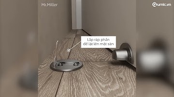 Chặn cửa thông minh, Hít Nam Châm Dán Sàn, chống va đập T146