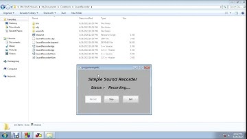 Sound Recorder with wxWidgets C++