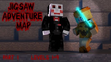 JIGSAW ADVENTURE MAP PART 1 - Levels 1-9 - Minecraft