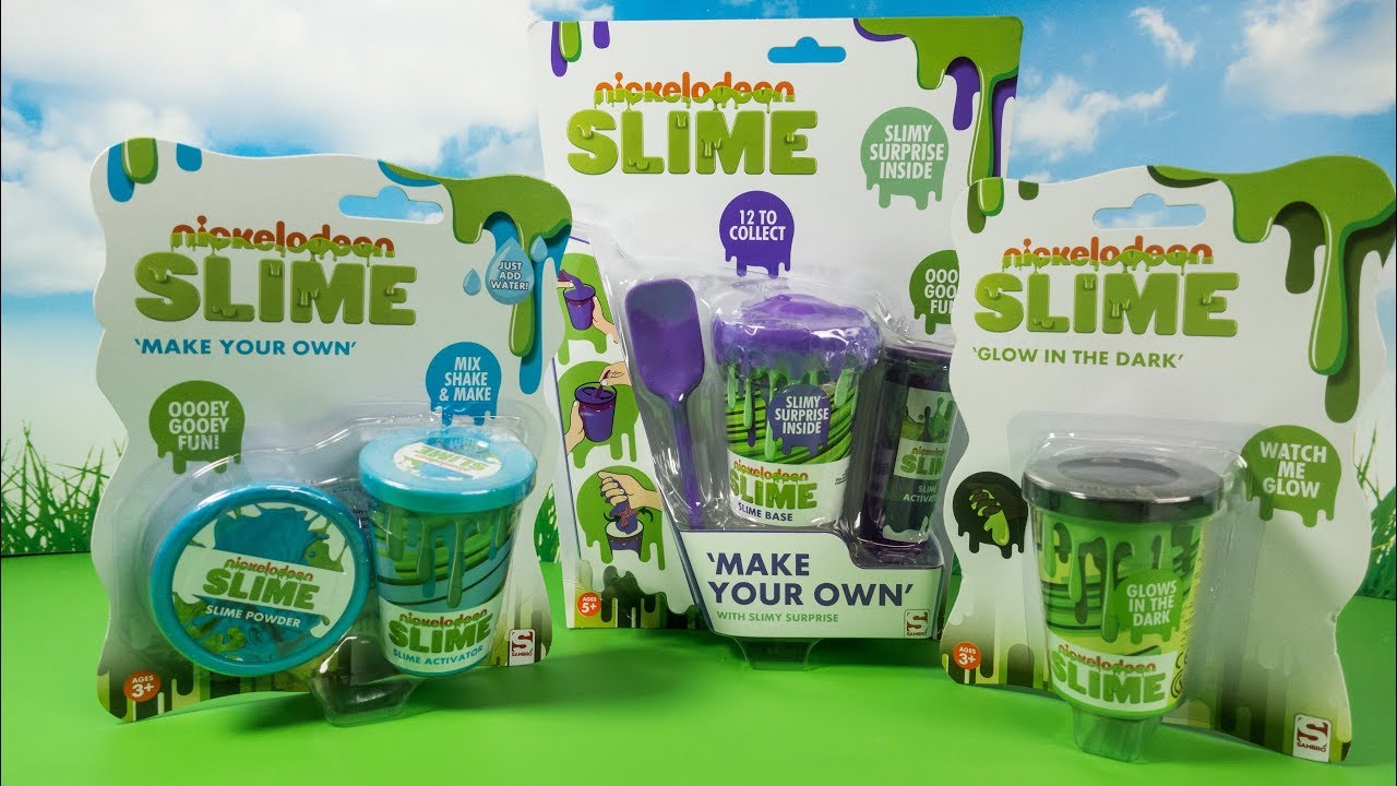 Nickelodeon slijm maken en Glow in the dark uitpakken - YouTube