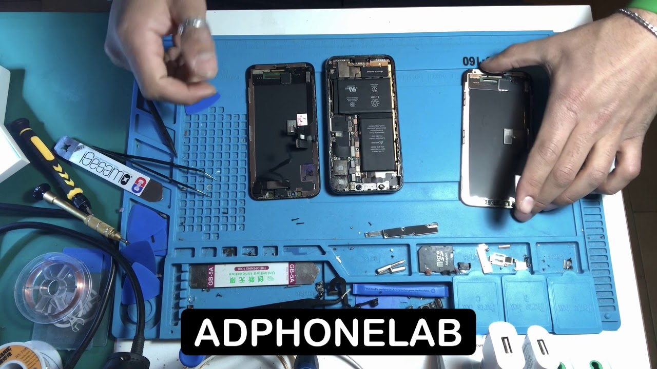 disassembly Sostituzione display iphone X repair tutorial YouTube