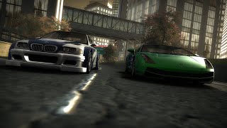BMW M3 GTR vs Lamborghini Gallardo | Razor | fourth race | Need for Speed : Most Wanted (2005)