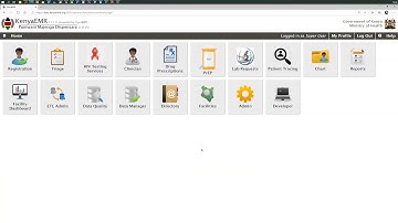 KenyaEMR Navigation Training   Day 1 - 17th Jun 2020