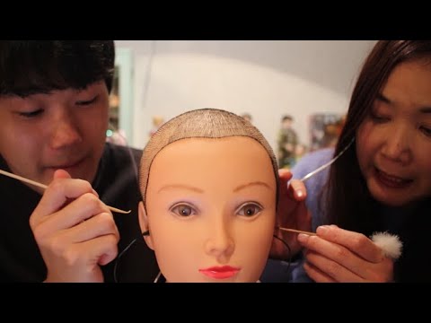 【ASMR】お母さんと一緒に色々な耳かきの音【SUB】Ear Cleaning Sounds with Mom