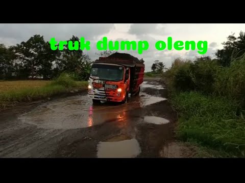  Truk  dump oleng  di jalan tambang YouTube