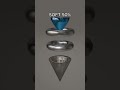 0% vs 100 % Soft Body Satisfying 3D animation of a Water Droplet
