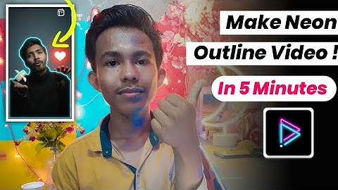 Instagram Reels Viral Video Editing | Neon Glow Outline Effect Tutorial | Deb Tech Tiktok Videos