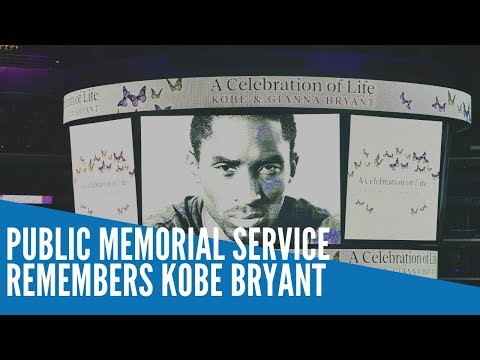 Public memorial service remembers the private Kobe Bryant