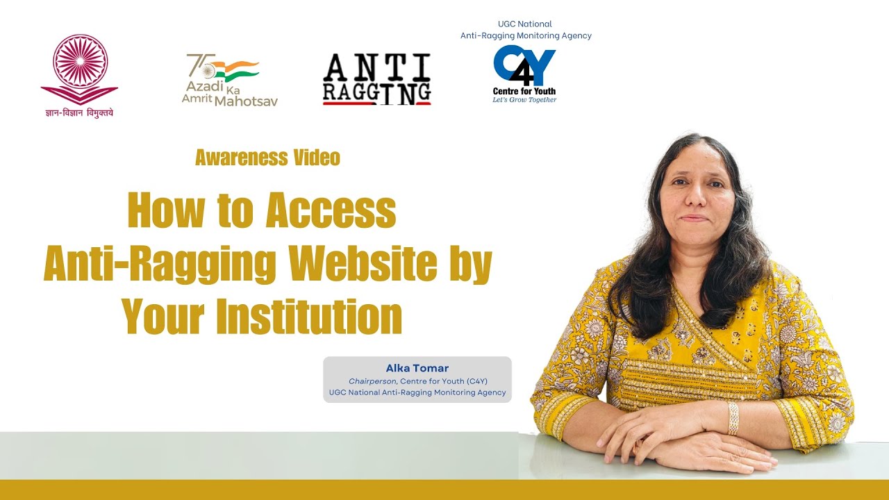 UGC Anti-Ragging Monitoring Agency | How to Access Anti-Ragging Website ...