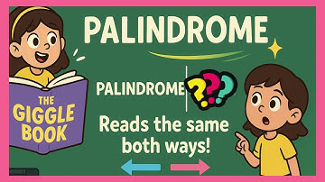 "Flip & Fun with Palindromes" #funtolearn #englishgrammar #esl #englishisfun #wordplay