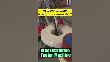 How are toroidal transformers insulated?#transformers #windingmachine #manufacturer #coilwinding