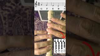 INITIAL LESSON 16 Musical Reading First Register in White Notes - RECORDER