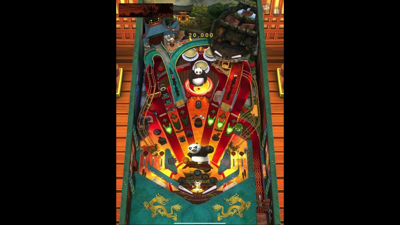 Zen Pinball Party Apple Arcade game. Kung Fu Panda level YouTube
