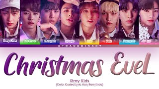 [Sub Indo] Christmas EveL - Stray Kids 'Color Coded Lyric Han/Rom/Indo'