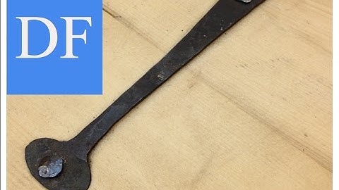 Blacksmithing for Beginners -  How To Install Chest Hinges